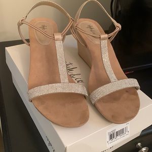 Style and company dressy wedge sandal